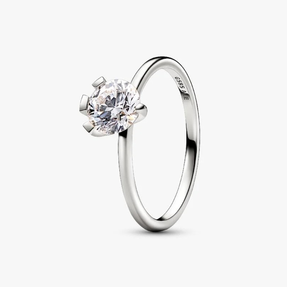 Pandora Nova 14k White Gold Lab-grown Diamond Ring1.00 ct TW, 14k white gold